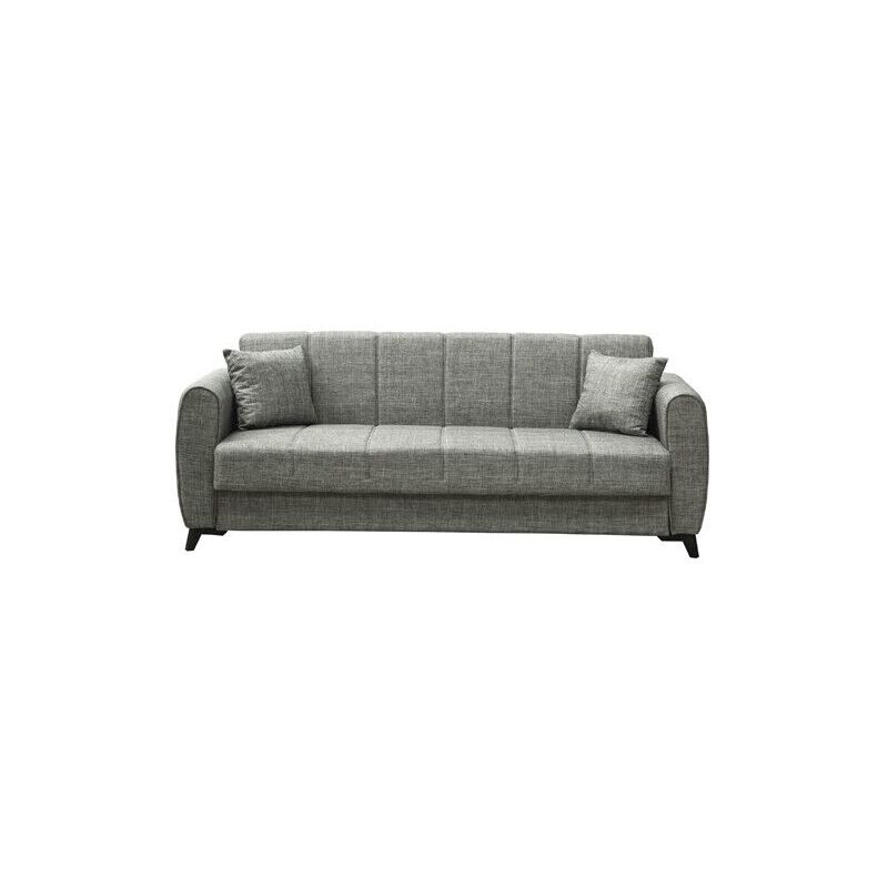 foto del prodotto divano pronto letto 3 posti contenitore cm. 210x78x78 tessuto delhi mina