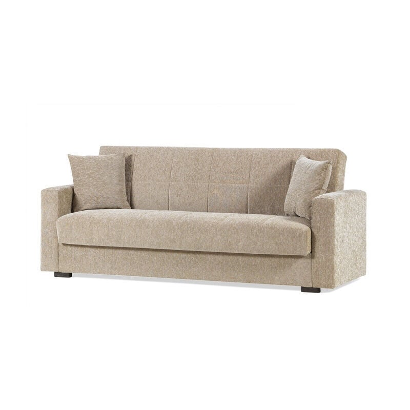 foto del prodotto divano pronto letto 3 posti contenitore cm. 212x80x87 tessuto nora lumos