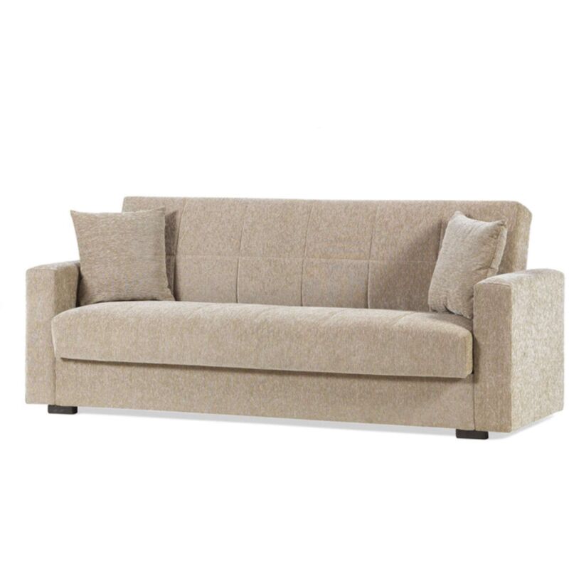 foto del prodotto divano pronto letto nora 3p lumos beige