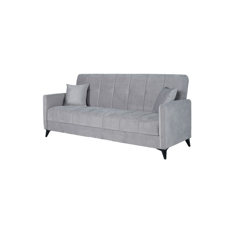foto del prodotto divano pronto letto santi 3p bacos grigio