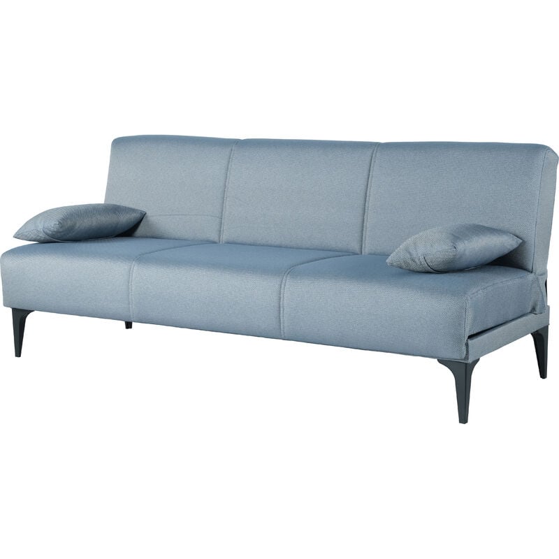 foto del prodotto divano prontoletto capri bleu chiaro