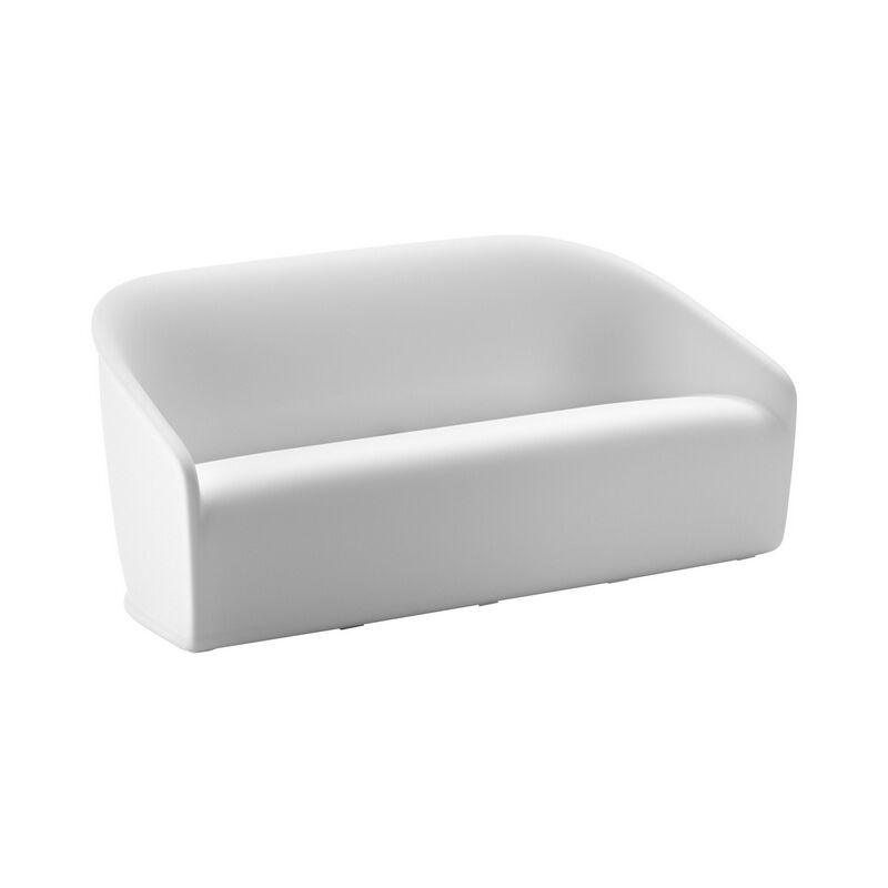 foto del prodotto divano settembre polietilene 165x79x70 bianco uso esterno euro3plast