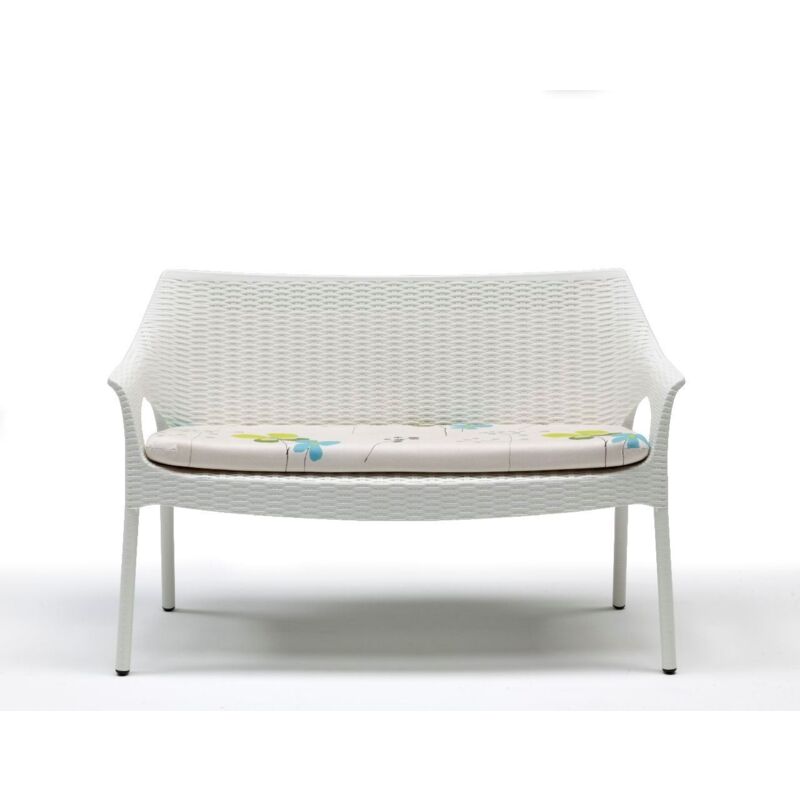 foto del prodotto divano sofa modello olimpo con cuscino bianco