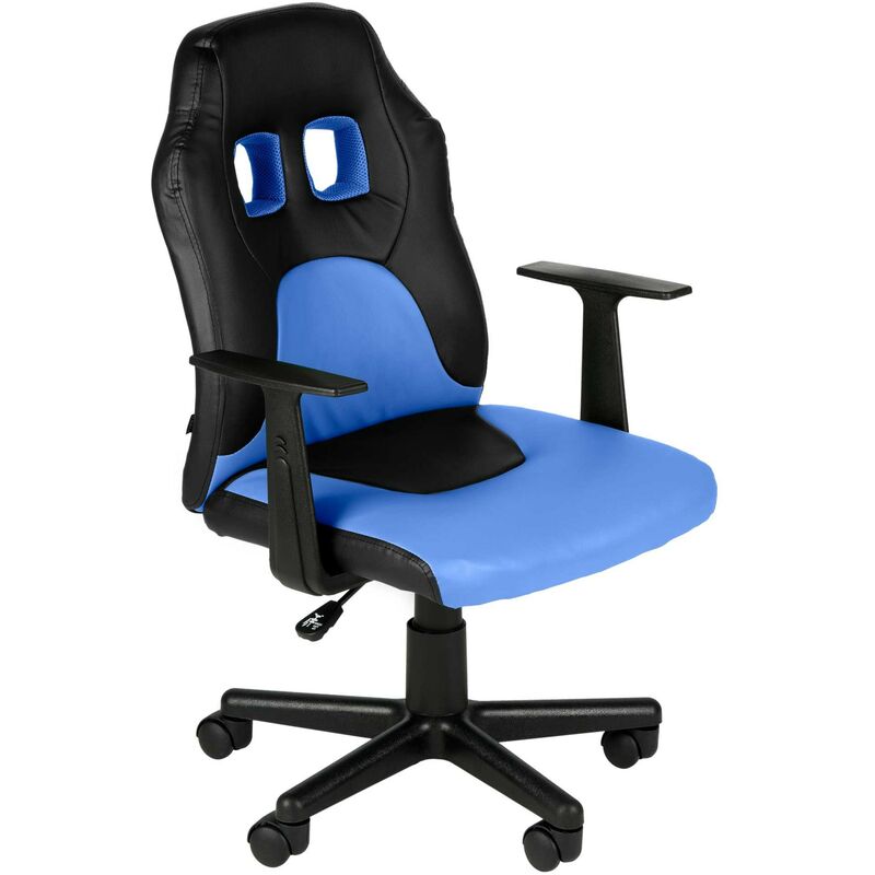 foto del prodotto divertente sedia da scrivania per bambini nero blu