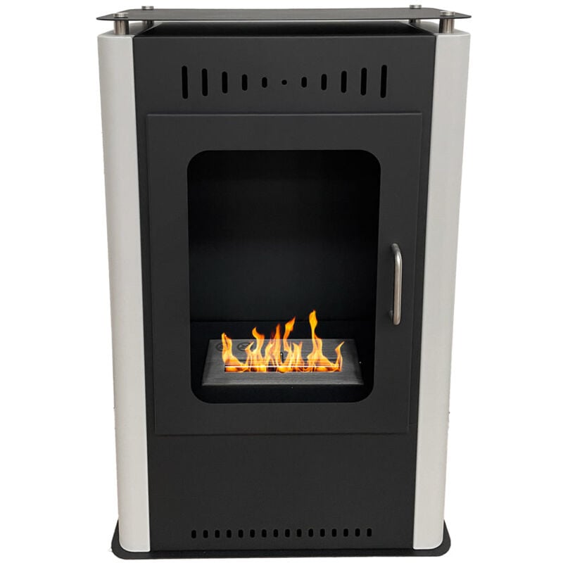foto del prodotto divina fire stufa a bioetanolo camino biocamino da terra asia l50 x 27 x h80
