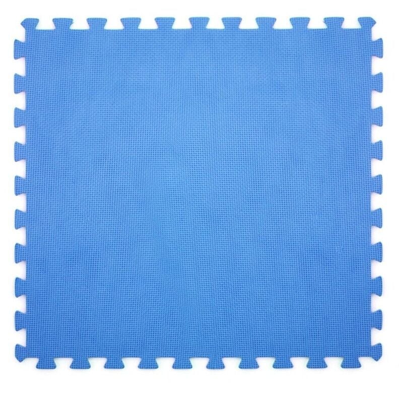 foto del prodotto divina home tappeto tappetino puzzle morbido per piscina 60x60x0,8cm antiscivolo 6pz blu