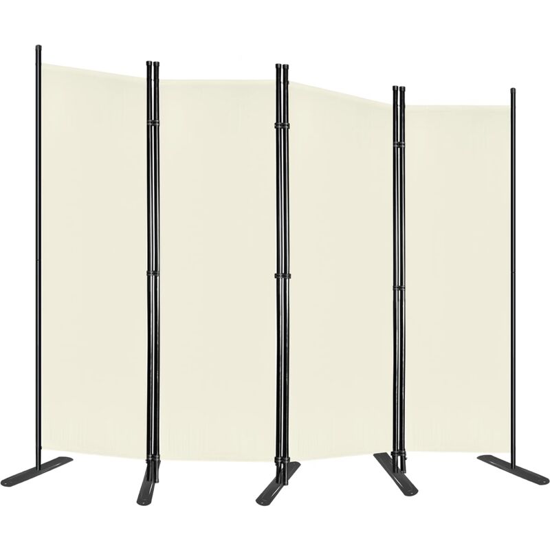foto del prodotto divisorio 225 x 180 cm schermo divisorio per esterni divisorio schermo privacy con chiodi e fascette divisorio schermo privacy balcone esterno, beige