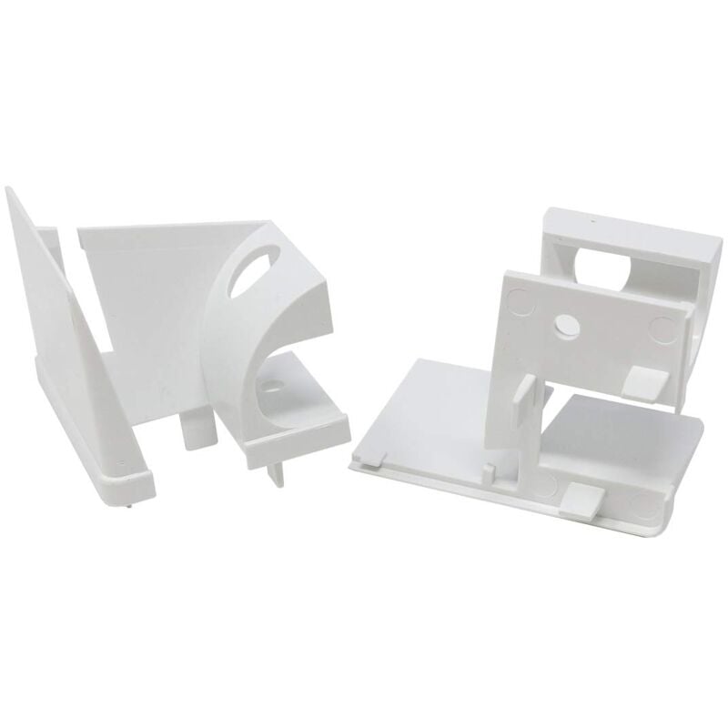 foto del prodotto diwaro. imbuto sch co per binari di guida in plastica per tapparelle, colore bianco