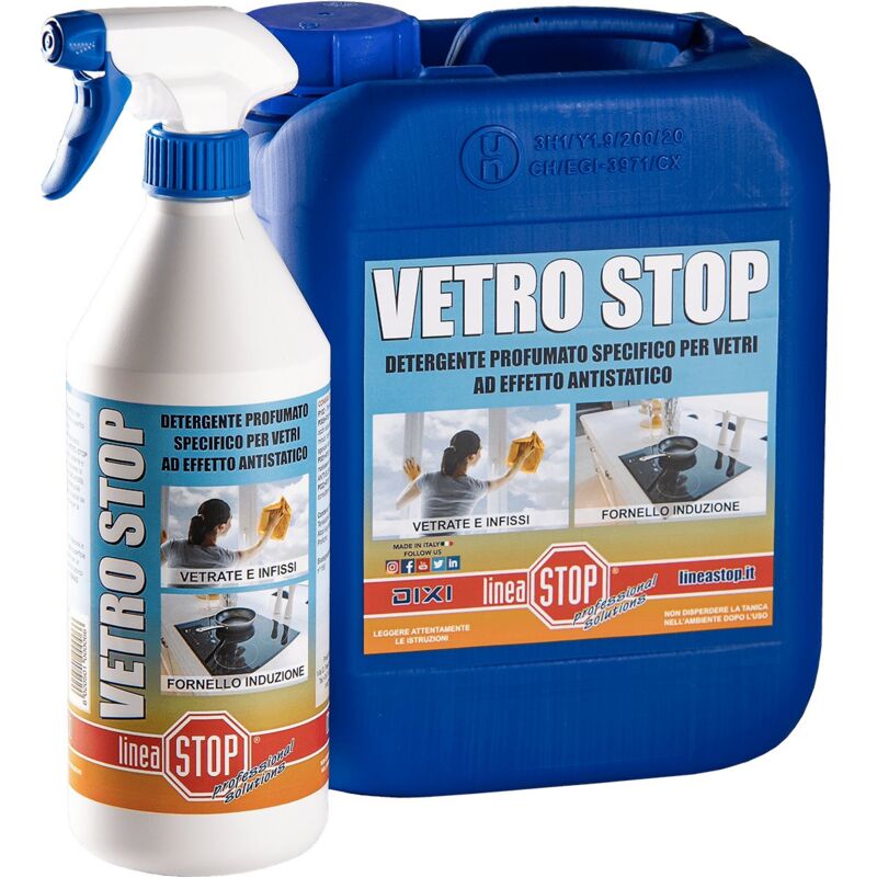foto del prodotto dixi detergente per vetri vetro stop 750 ml