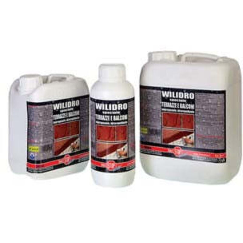 foto del prodotto dixi wilidro impregnante protettivo idrorepellente per terrazze e balconi lt.2,5 in tanica