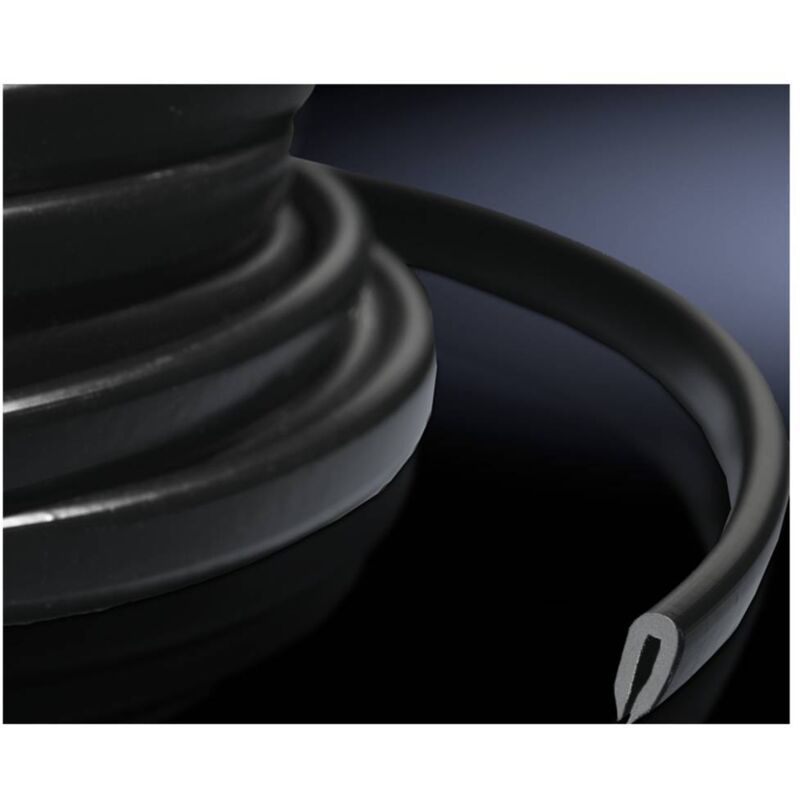 foto del prodotto dk 7072.100 paraspigoli pvc nero 10 m rittal