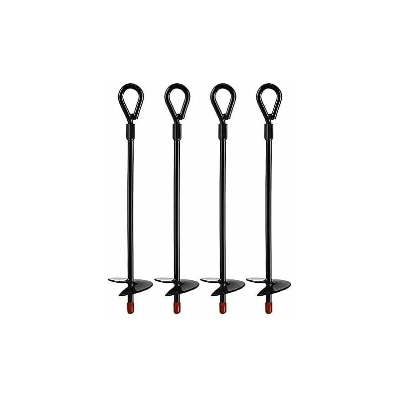 foto del prodotto dk ancoraggi a terra, ancoraggi a terra per carichi pesanti per trivelle da 5 pollici, set di ancoraggi a terra per tende, tettoie, rifugi,