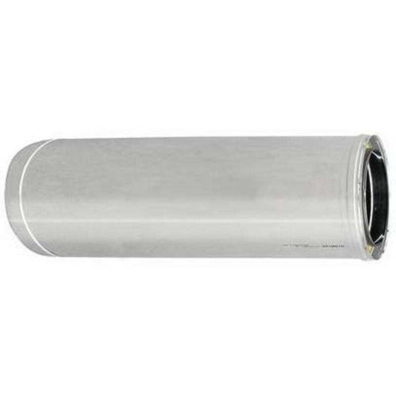 foto del prodotto dk tubo acciaio inox 316l doppia parete lunghezza 1m diametro interno 130mm diametro esterno 180mm