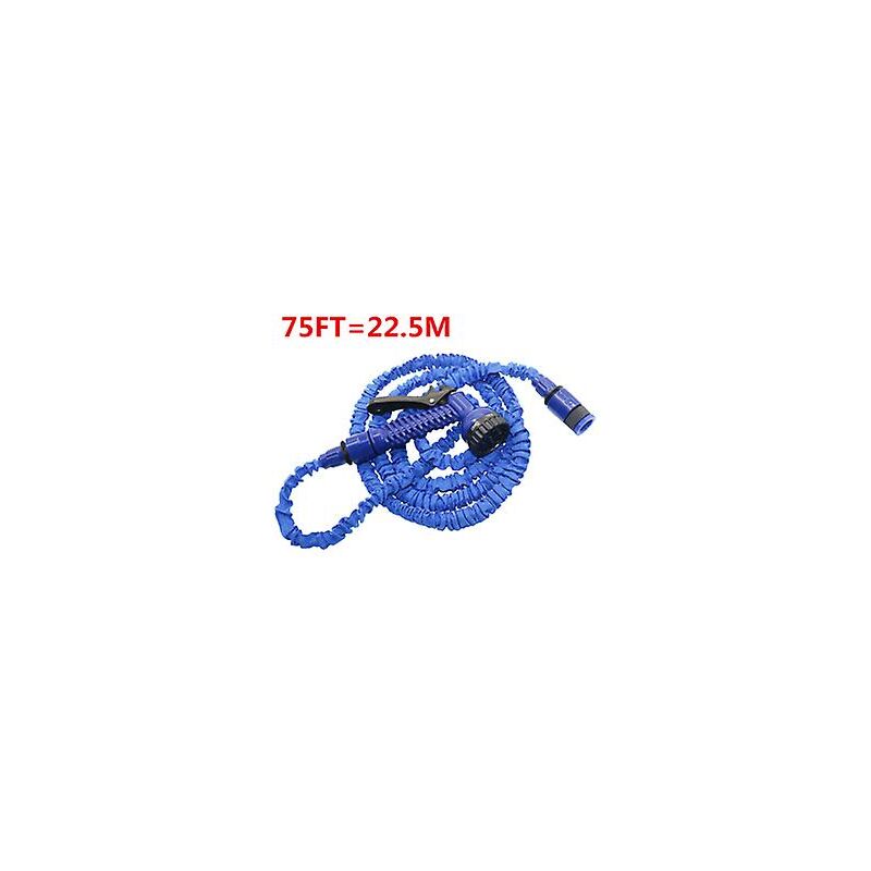 foto del prodotto dk - tubo flessibile magico da 25 75 piedi per tubo da irrigazione espandibile per auto da giardino irrigazione 7 in 1 pistola a spruzzo connettore rapido