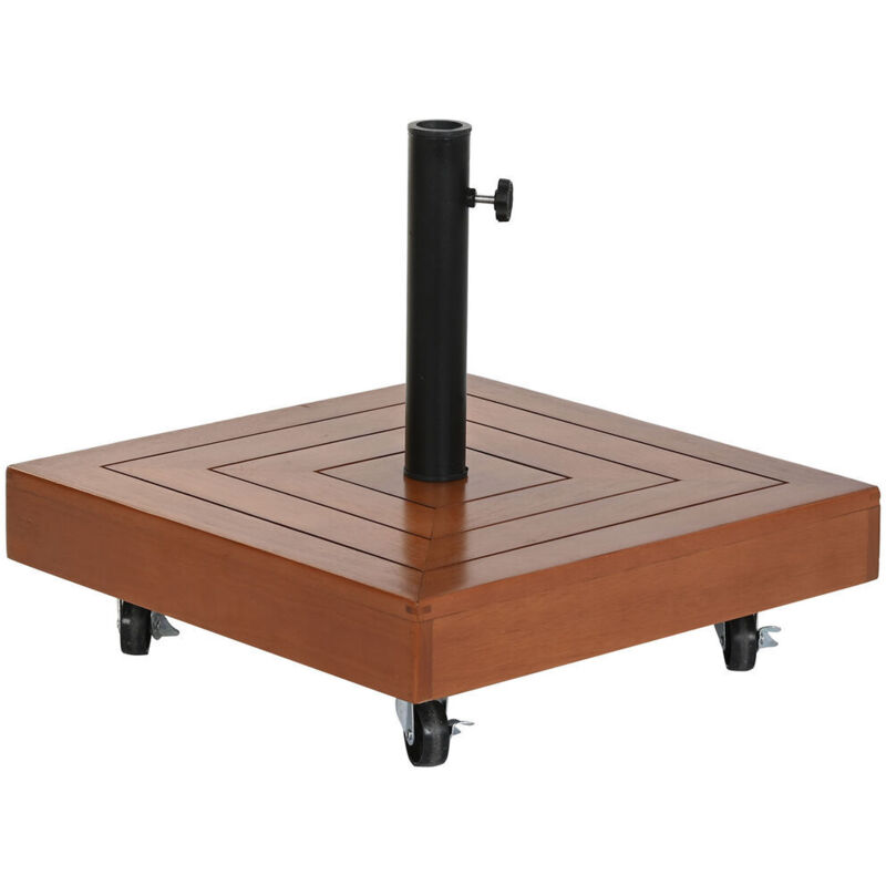 foto del prodotto dkd home decor base per ombrellone naturale nero metallo granito calcestruzzo 48 x 48 x 39 cm 