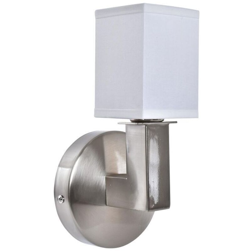 foto del prodotto dkd home decor lampada da parete argentato metallo poliestere bianco 220 v 40 w 12 x 10 x 22 cm 