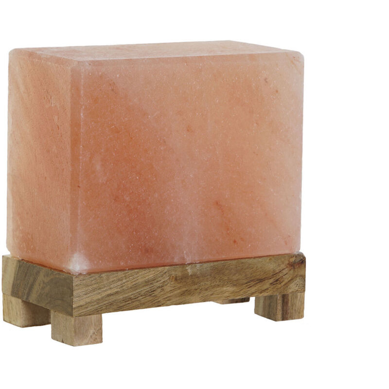 foto del prodotto dkd home decor lampada da tavolo marrone rosa esci acacia 15 w 220 v 17 x 7 x 16 cm
