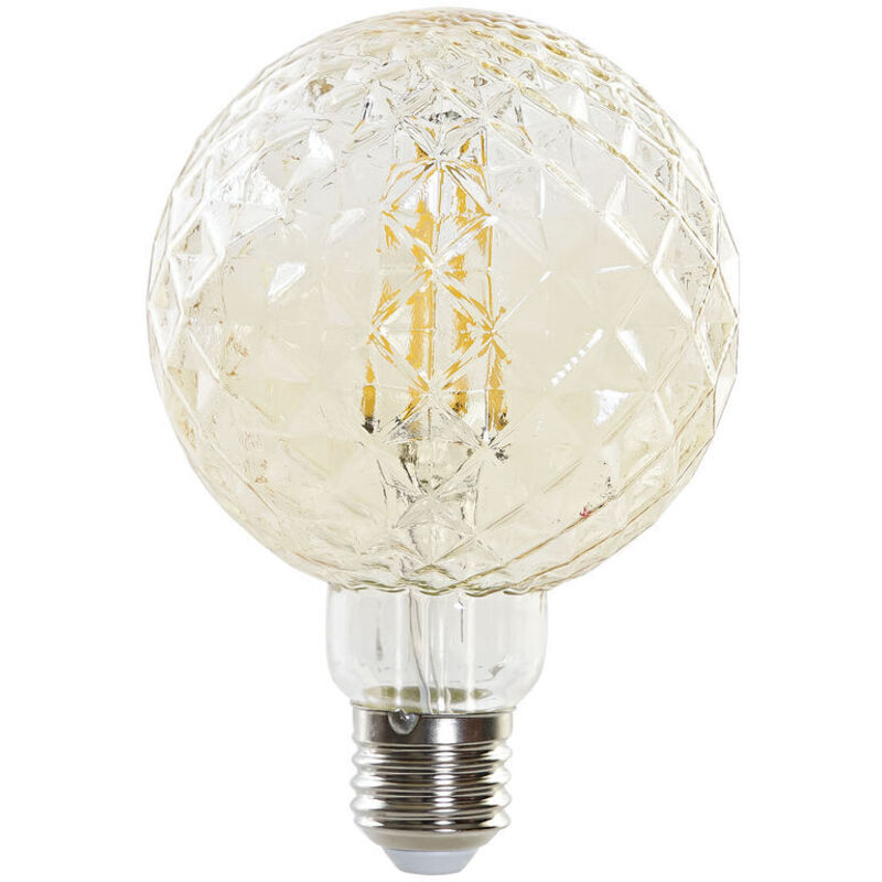 foto del prodotto dkd home decor lampadina led ambra 4 w e27 450 lm 9,5 x 9,5 x 14 cm