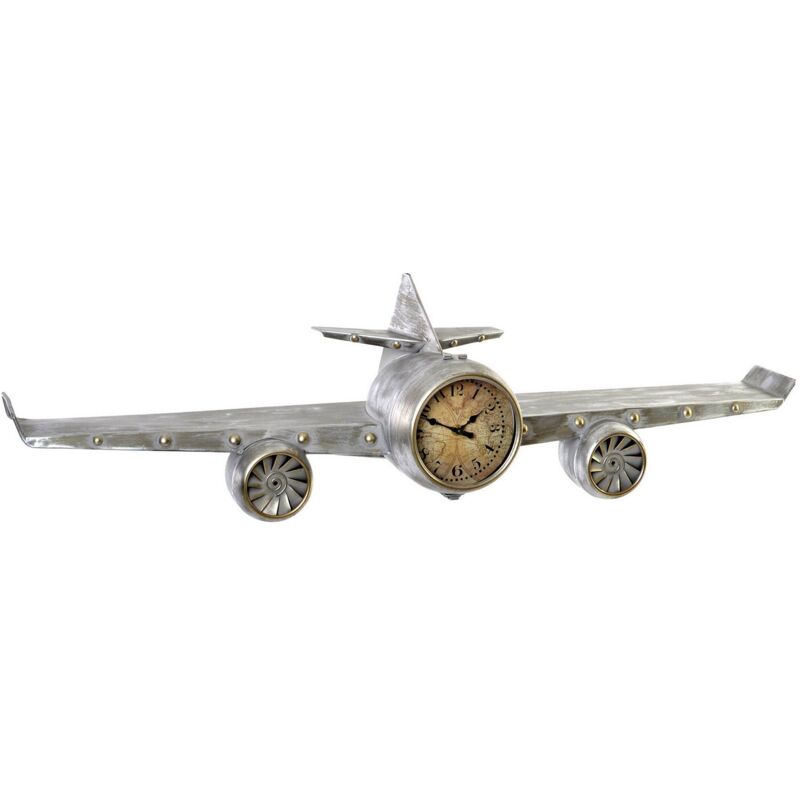 foto del prodotto dkd home decor orologio da parete aereo grigio 101 x 22 x 26 cm 