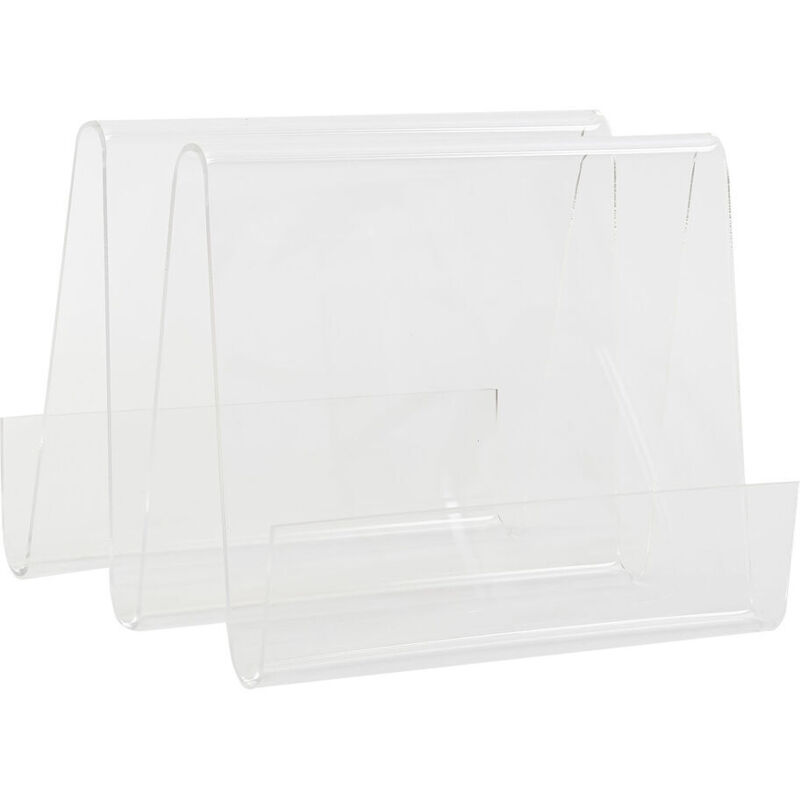 foto del prodotto dkd home decor portariviste trasparente acrilico 30 x 31 x 25 cm 