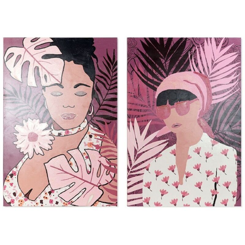 foto del prodotto dkd home decor quadro african coloniale 80 x 3 x 120 cm africana 2 unit 