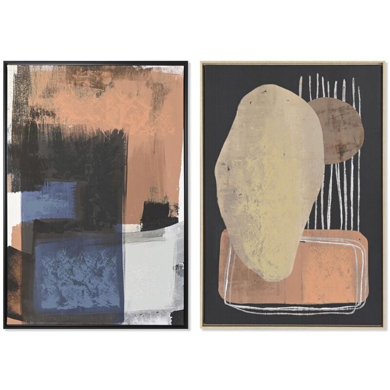 foto del prodotto dkd home decor quadro astratto citt 83 x 4,5 x 123 cm 84 x 4,5 x 123 cm 2 unit 