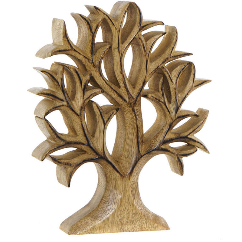 foto del prodotto dkd home decor statua decorativa 25 x 4 x 30 cm naturale albero 1 unit 