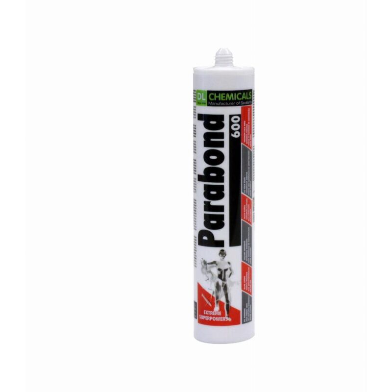 foto del prodotto dl chemicals parabond 600 stucco polimerico ms cartuccia da 290 ml bianco 40001000