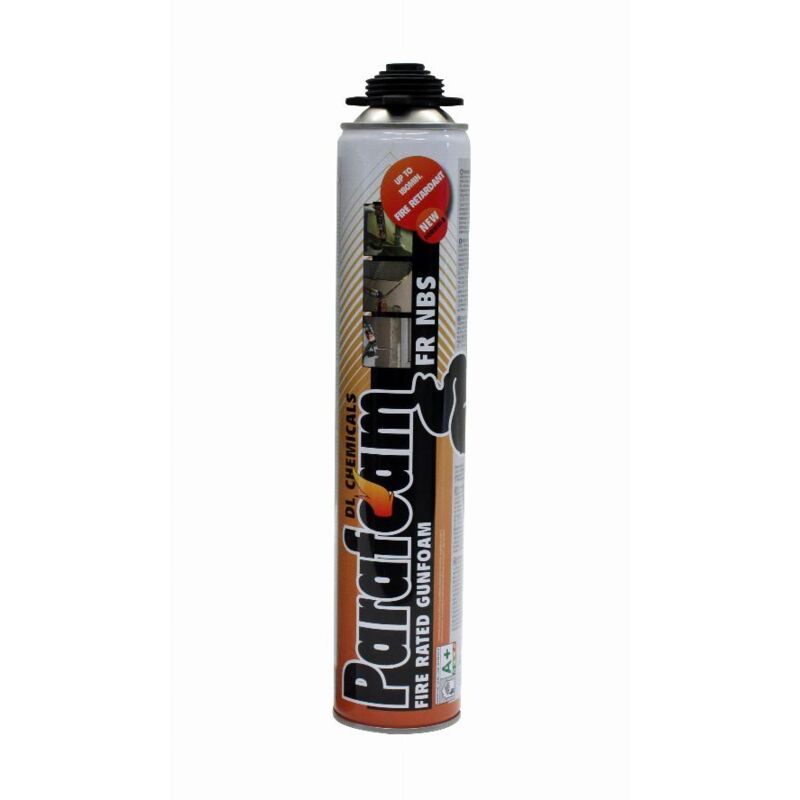 foto del prodotto dl chemicals schiuma spray pu ignifuga parafoam fr nbs cartuccia da 750 ml confezione da 12 0900026n000049