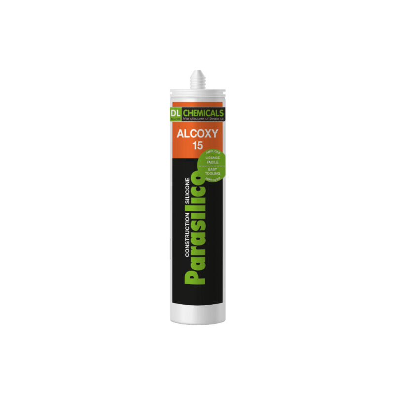 foto del prodotto dl chemicals sigillante siliconico parasilico alcoxy 15 grigio antracite ral 7016 300ml