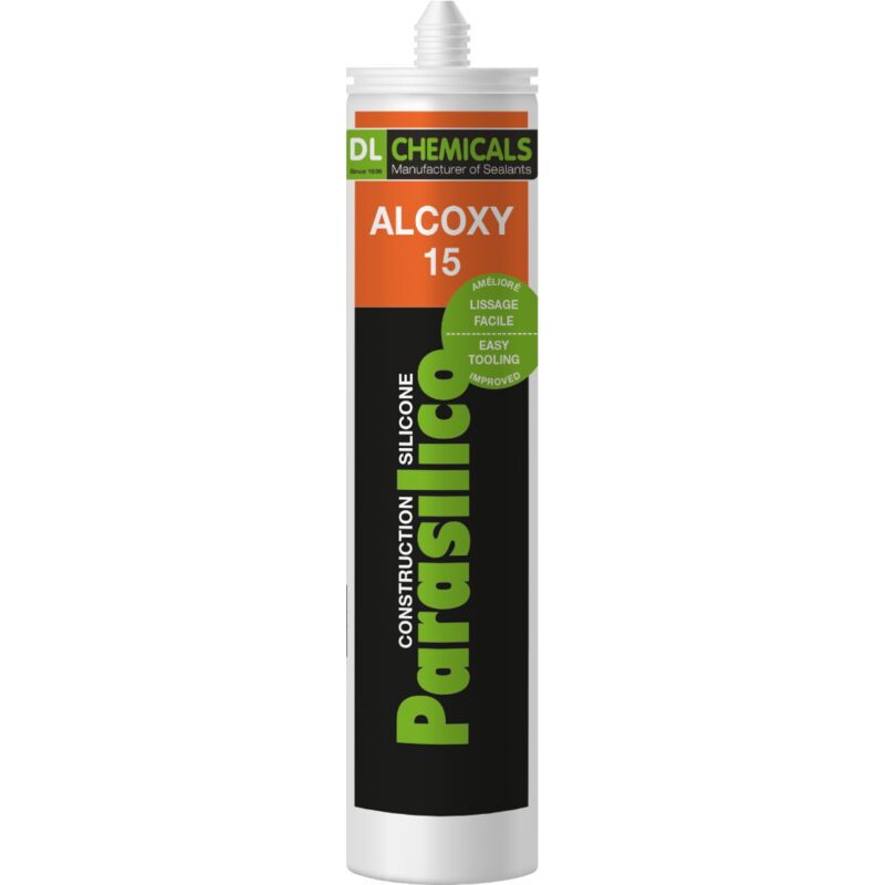 foto del prodotto dl chemicals silicone parasilico alkoxy 15 ral 1015 avorio chiaro 300 ml 106863