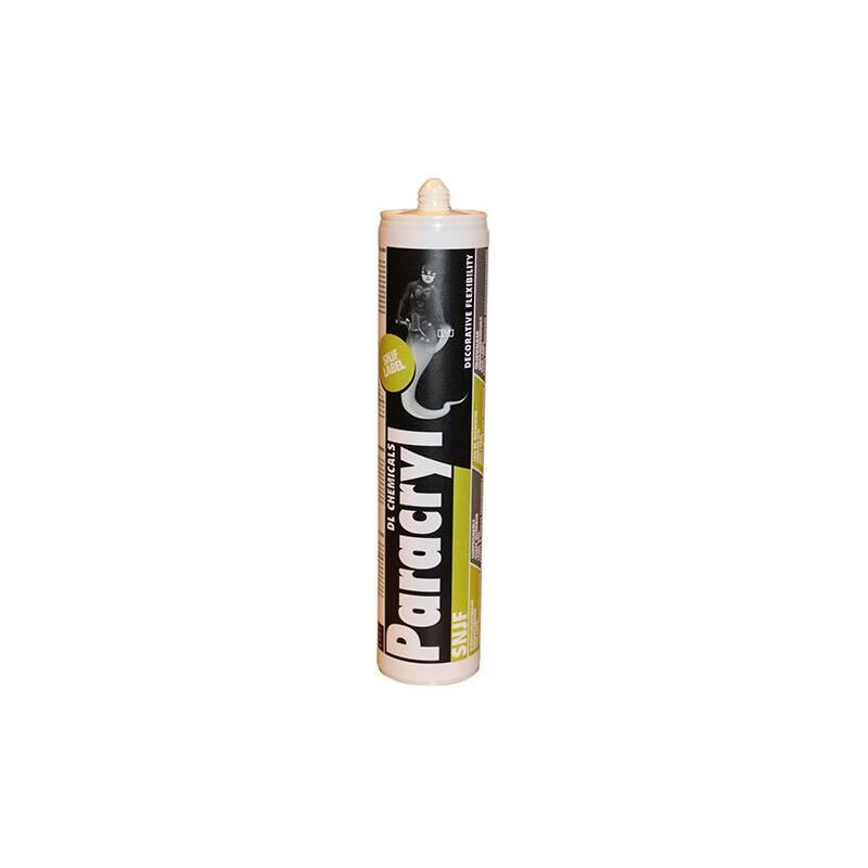 foto del prodotto dl chemicals stucco acrilico paracryl 310 ml nero 0300002n037466