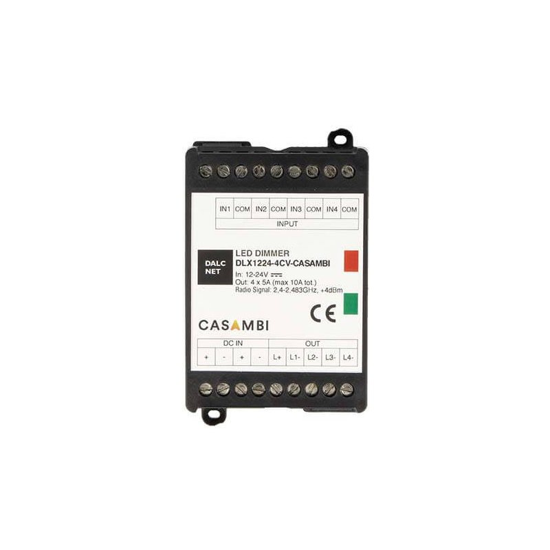 foto del prodotto dlx1224-4cv-casambi led dimmer bluetooth app casambi 4 canali rgb rgbw