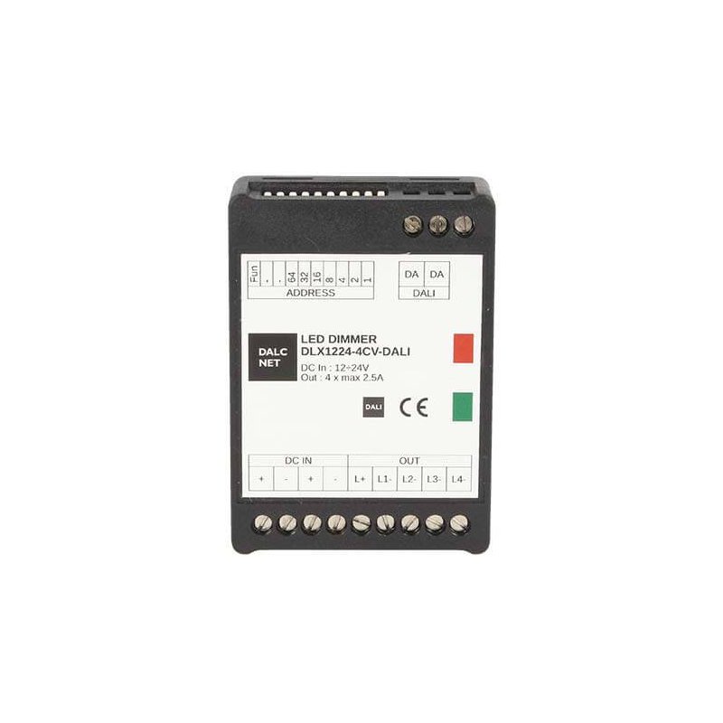 foto del prodotto dlx1224-4cv-dali led dimmer dali 4 canali rgb rgbw