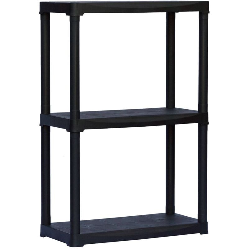 foto del prodotto dmora armadio da esterno edmonda, scaffale outdoor, armadio balcone multiuso a 1 ripiano, 100 made in italy, 60x30h90 cm, antracite