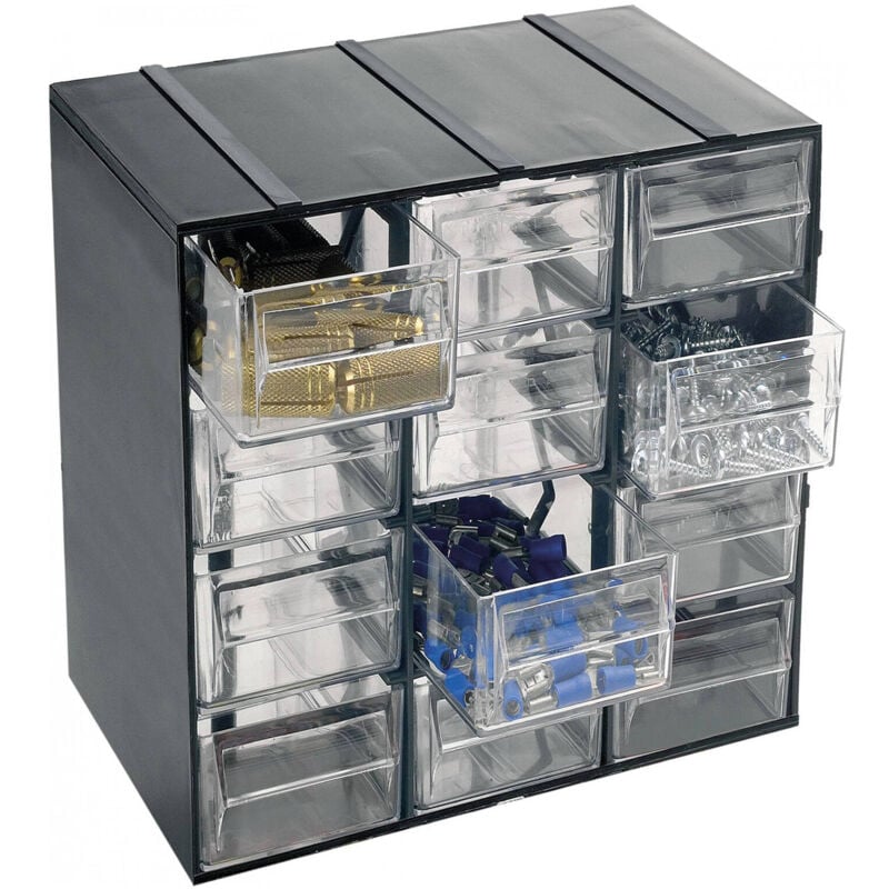 foto del prodotto dmora armadio multiuso 2 ante adorata, armadietto porta minuteria, mobile per contenitori portautensili, 100 made in italy, antracite, 19x14h23 cm