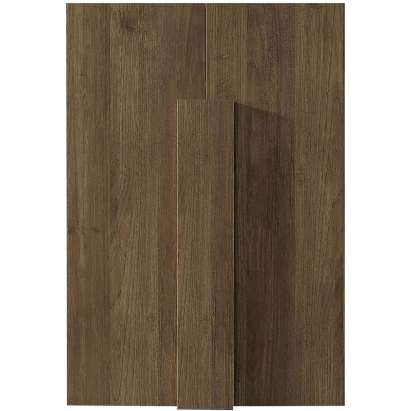 foto del prodotto dmora armadio multiuso 2 ante harvey, mobile multifunzionale, mobiletto scarpiera, guardaroba porta scarpe, made in italy, 78x35 h116 cm, noce