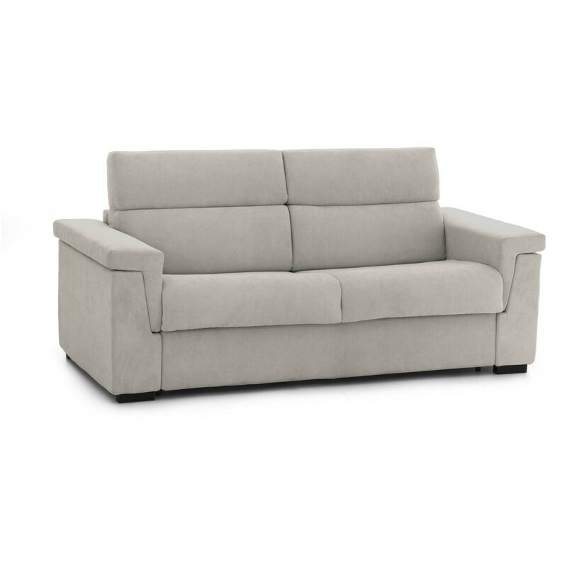 foto del prodotto dmora divano letto 2 posti prospera, sof trasformabile per salotto, imbottito, sfoderabile, qualit 100 made in italy, 185x95 h100 cm, beige