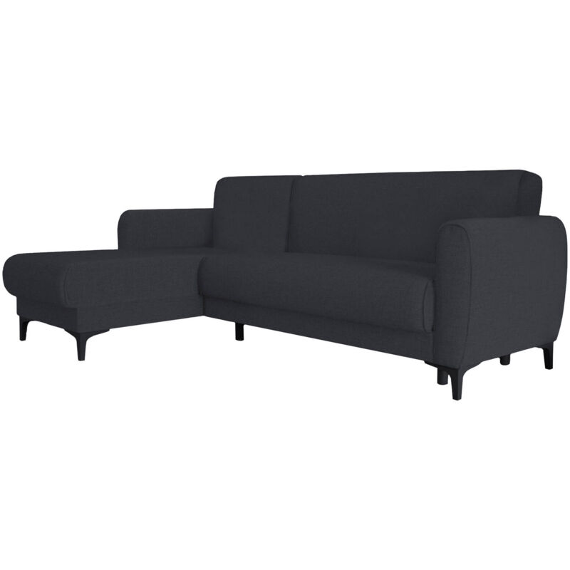 foto del prodotto dmora divano letto angel, divano letto ad angolo con penisola reversibile, sof contenitore moderno con chaiselongue e 3 cuscini, cm 230x153h85,