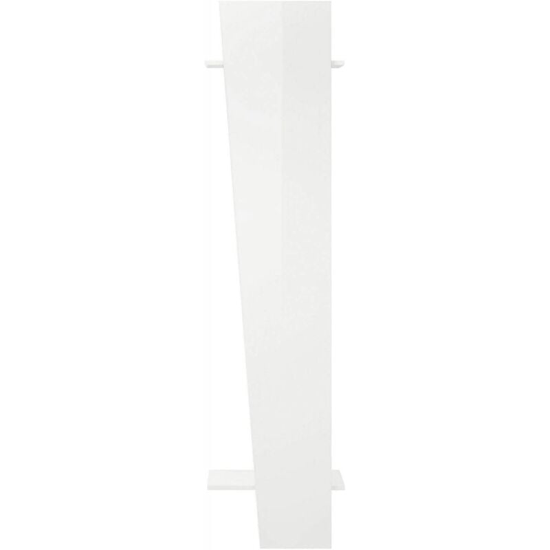 foto del prodotto dmora mobile da ingresso allinko, entratina moderna multifunzione, armadietto multiuso per atrio, 100 made in italy, cm 50x30h200, bianco lucido