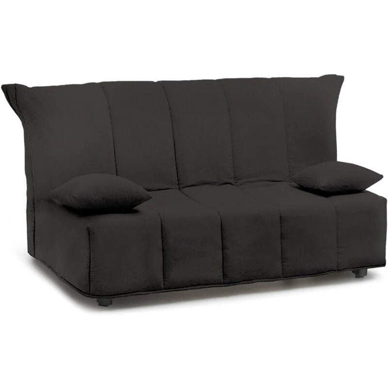 foto del prodotto dmora talamo italia divano letto 2 posti ariska, sof con apertura a carrello in tessuto imbottito, cuscini inclusi, 100 made in italy, cm