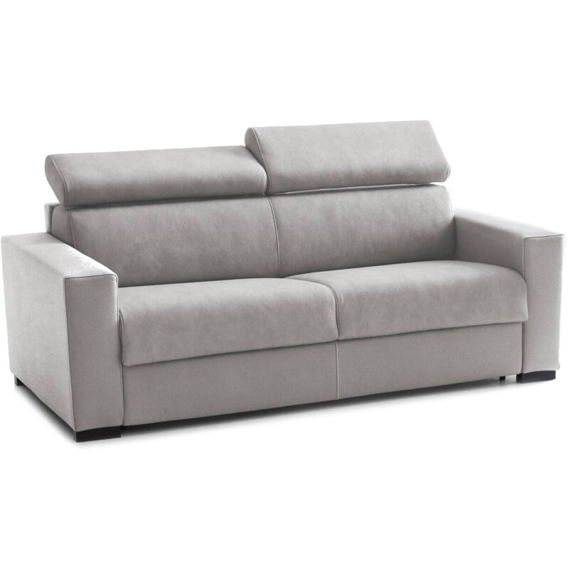 foto del prodotto dmora talamo italia divano letto 3 posti action, sof soggiorno apertura girevole, poggiatesta regolabili e braccioli standard, 100 made in