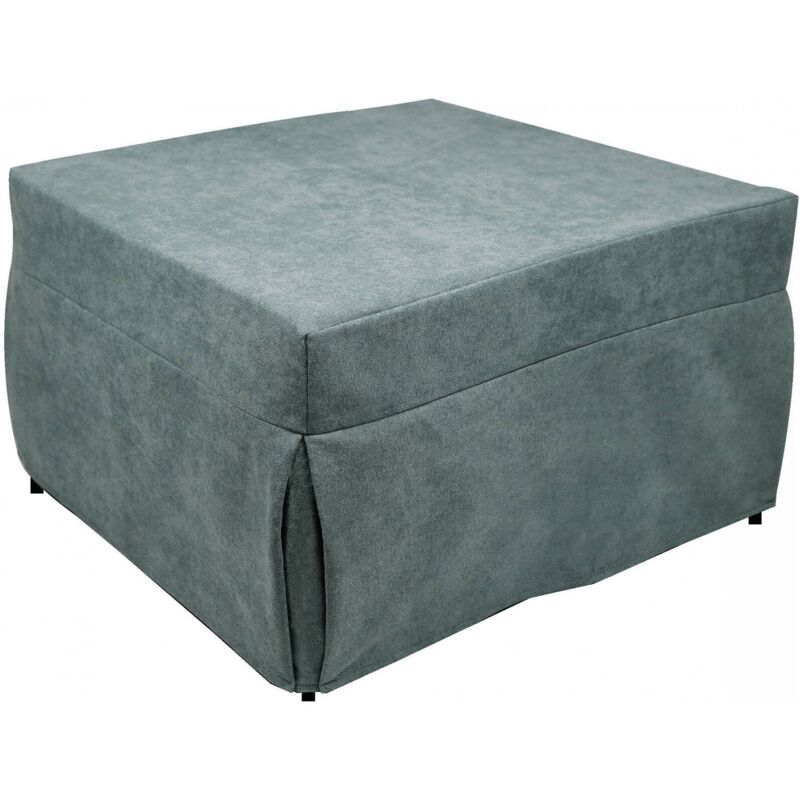 foto del prodotto dmora talamo italia pouf arno, poltrona multiuso, poltroncina sacco, pouf poggiapiedi, made in italy, 78x78 h45 cm, azzurro