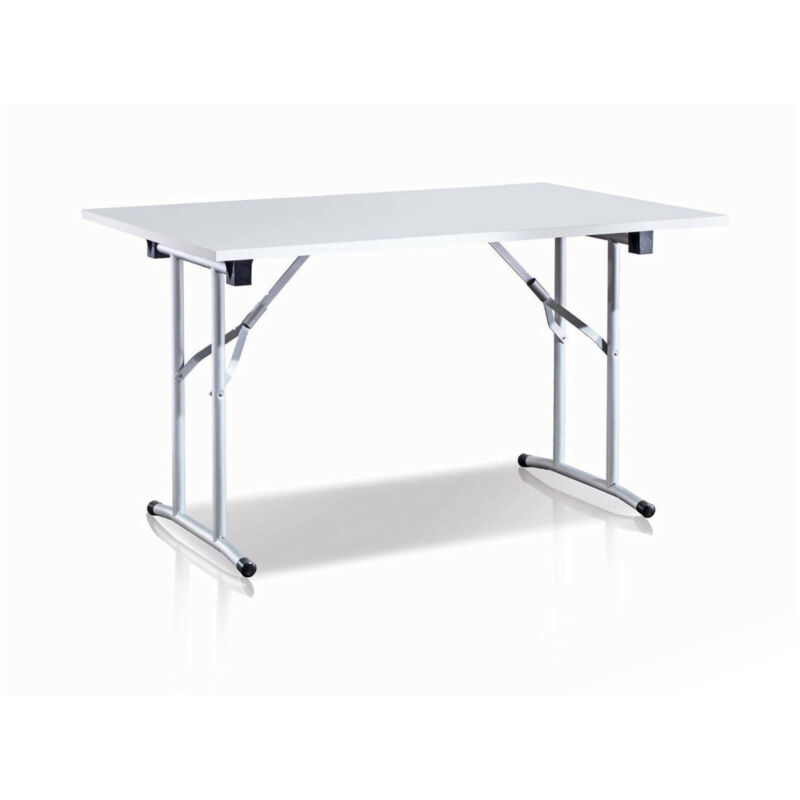 foto del prodotto dmora tavolo pieghevole arnica, tavolo da campeggio con gambe pieghevoli in metallo, tavolo da pranzo moderno multiuso, 100 made in italy, cm