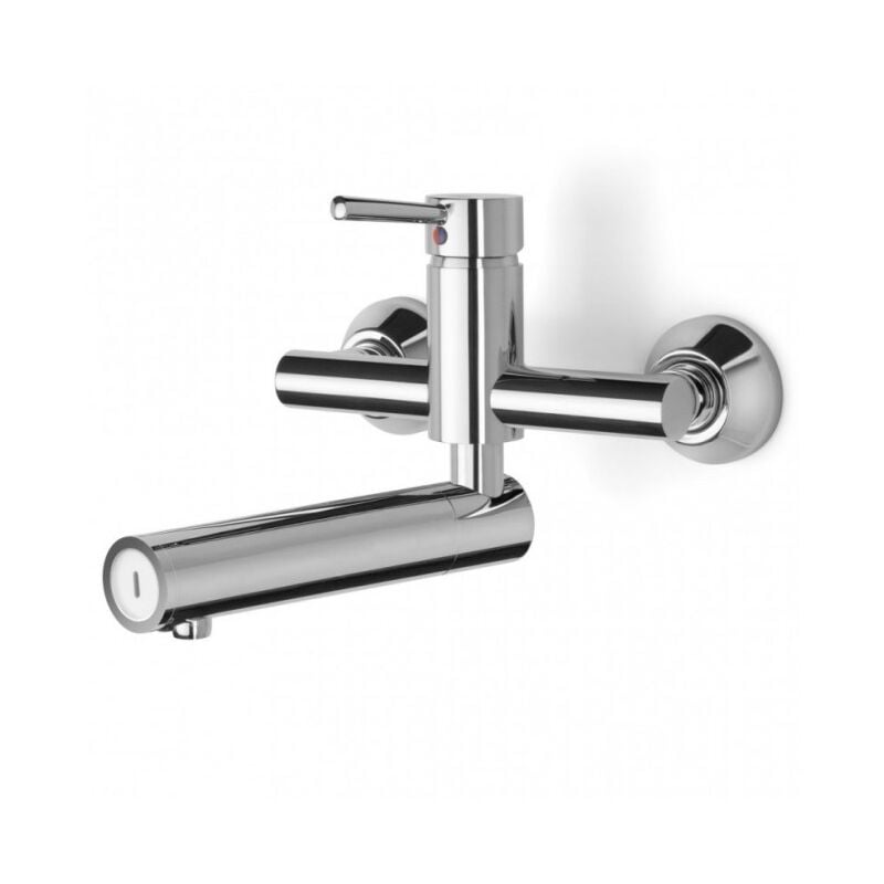 foto del prodotto dmp electronics rubinetto elettronico da parete 205x186 mm in metallo cromato lucido speedymix