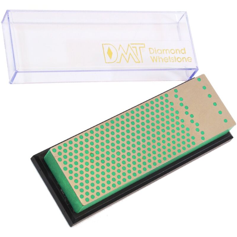 foto del prodotto dmt 6 pollici machinist diamond whetstone in scatola di plastica extra fine affilacoltelli verde, n a
