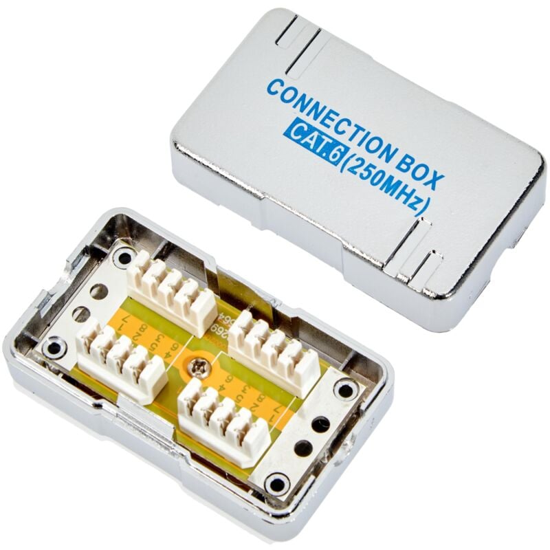 foto del prodotto dn93903 scatola di connessione schermata per spezzoni cavi rete cat.6 digitus