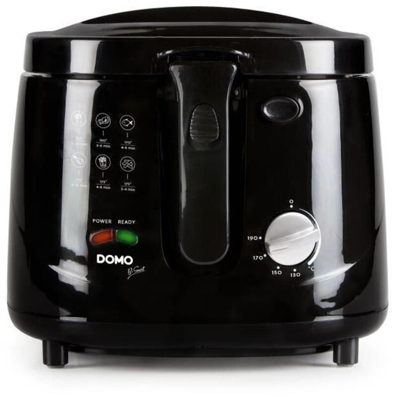 foto del prodotto do461fr friggitrice elettrica classica nero domo