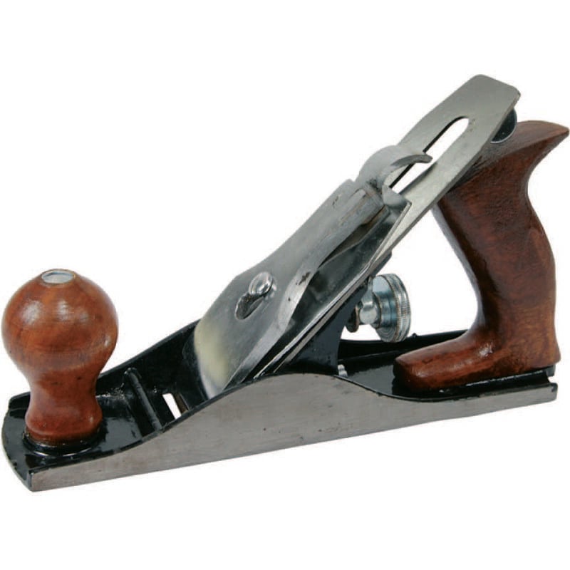foto del prodotto doc utensili pialla in metallo con manico legno mm.250 lama in acciaio mm.50