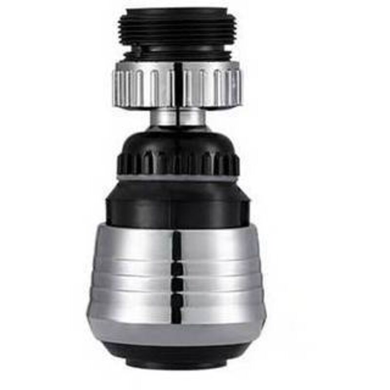 foto del prodotto doccetta aeratore per lavello, attacchi m22 m24, getto a due funzioni e rotante a 360 . dianflex misura m22 m24